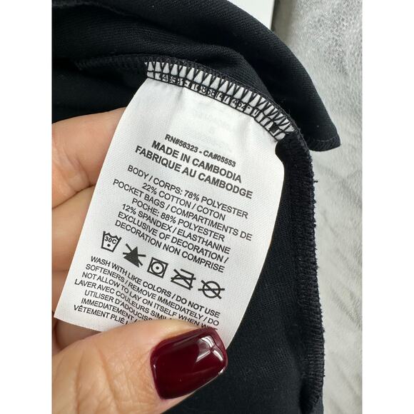 Nike Women’s S Therma-FIT Funnel Wrap Top  Black Long Sleeve Athleisure - Picture 7 of 12